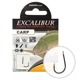 Excalibur Kötött Horog Carp Classic, Bn No.6