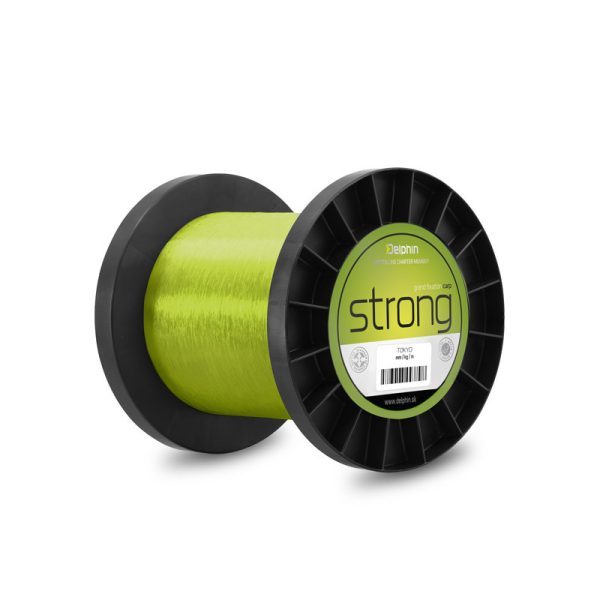 Delphin STRONG CARP sárga 0,28mm 14,3lbs 5000m/1m CSÉVÉLŐS