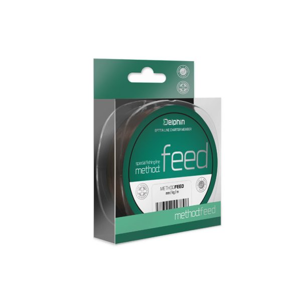 Delphin METHOD FEED 150m/hnedá 0,16mm 5,3lbs