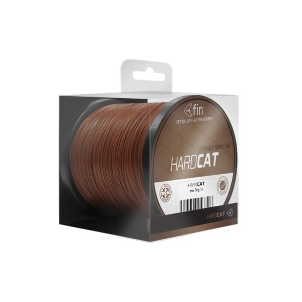 FIN HARD CAT main line 150m/red brown 0,80mm 78kg