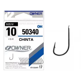   Owner Chinta 50340 14 Szakállas, Lapkás Finomszerelékes Horog 17db