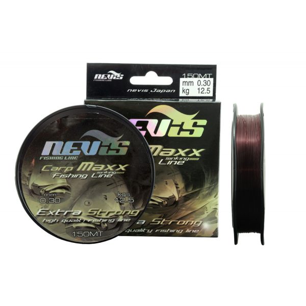 Nevis Carp Maxx 150m 0.35mm Monofil főzsinór-Barna