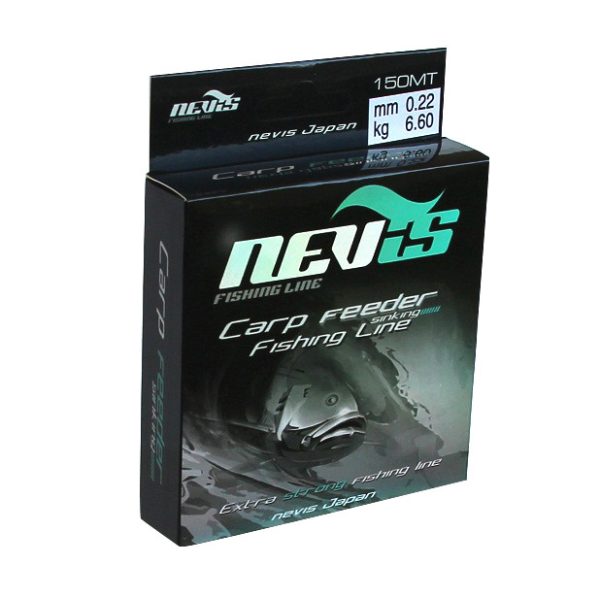 Nevis Carp Feeder 3000m 0.18mm Monofil főzsinór-Zöld