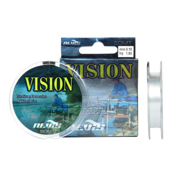 Nevis Vision 50m 0.08mm Monofil előkezsinór-Átlátszó