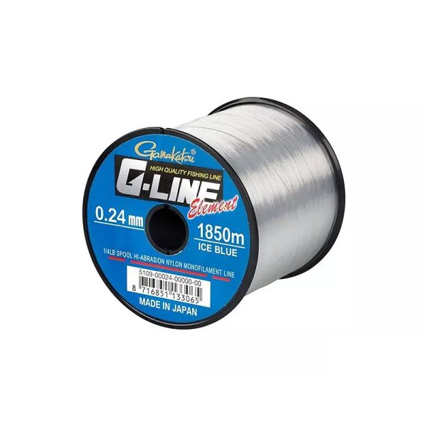 Gamakatsu G-line Element Ice Blue 755m 0.40mm Monofil főzsinór-Átlátszó