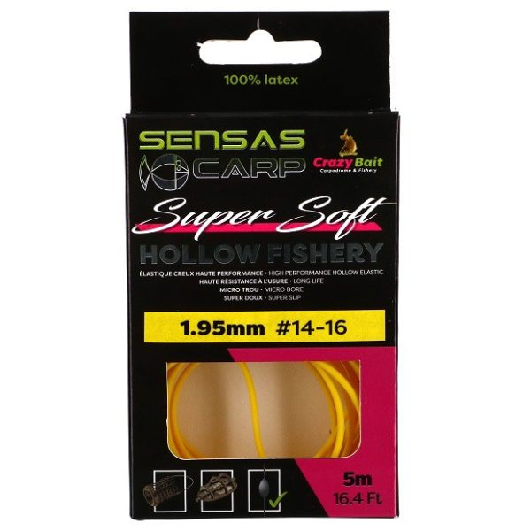 Sensas Hollow Fishery Super Soft 1,95mm 5m Rakós Cső Gumi