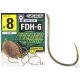 Owner FDH-6 8 Füles,  Szakáll Nélküli Feeder Horog 14db