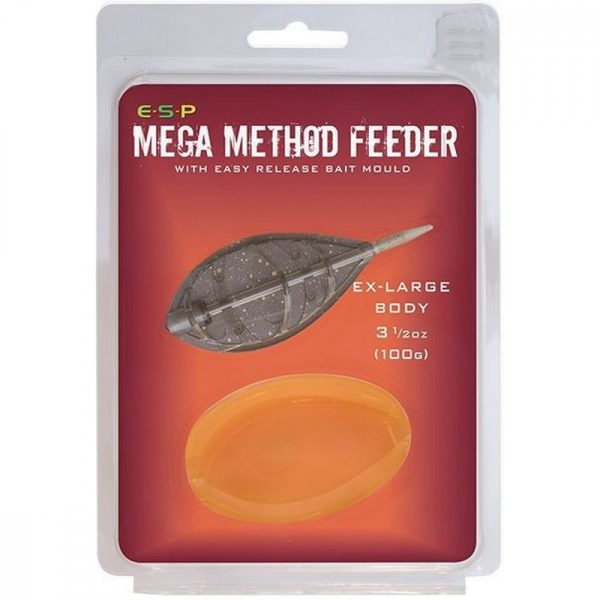 ESP Mega Method Feeder L Szett Method kosár 100gr - töltő szerszámmal