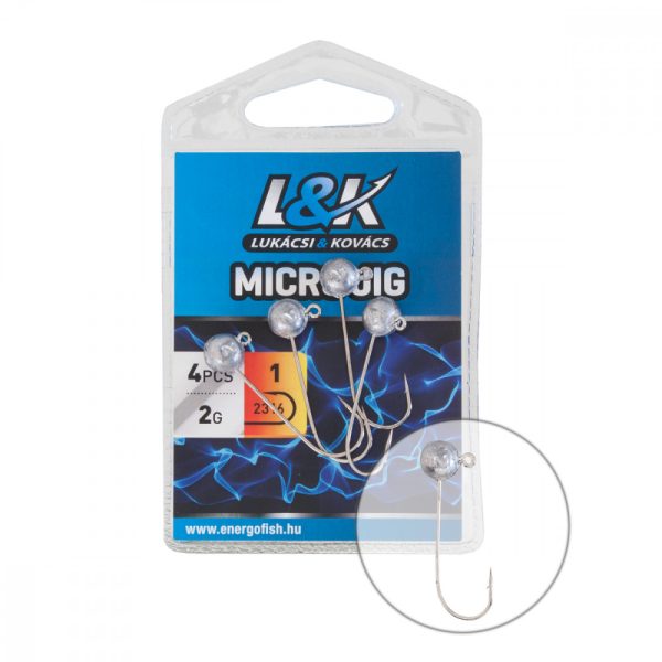 L&K Micro Jig 2316 JIG fej 1 - 3gr - 4db