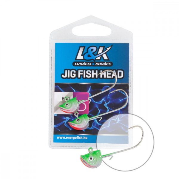 L&K Tw Fej Fish Head Jig fej 2/0 - 6gr - 2db