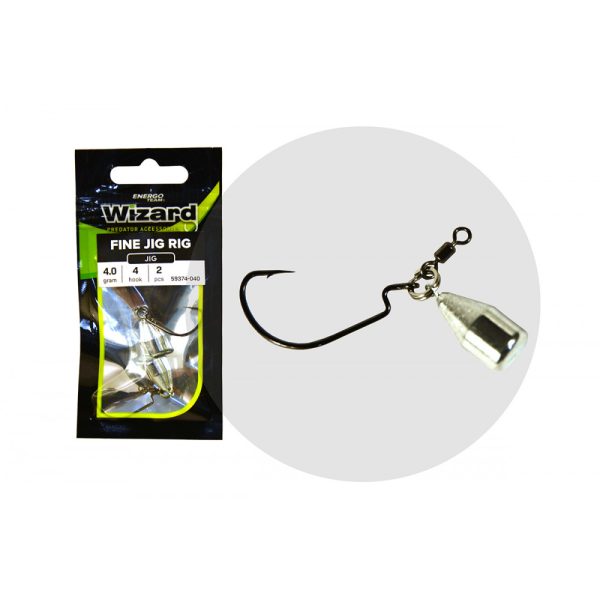 Wizard Fine Jig Rig 4 4gr Offset Szerelék 2db