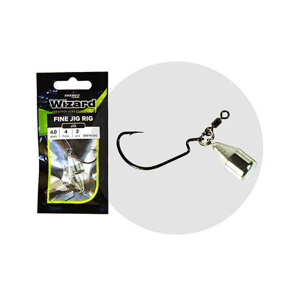 Wizard Fine Jig Rig 4 6gr Offset Szerelék 2db