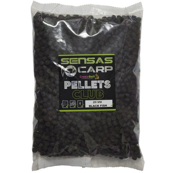 Sensas Pellet Club Black Fish 8mm Etetőpellet 10kg