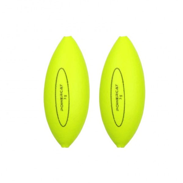 Nevis Powercat Micro U-Float 3gr Fluo Sárga Rablóhalas Úszó 2db