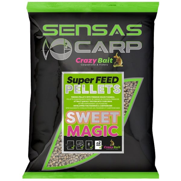 Sensas Pellet Super Feed Sweat Magic Halas 4mm Etetőpellet 700gr