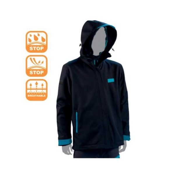 Rive - Soft Shell a Capouche Noir - Kapucnis pulóver - XXL - Tavaszi ruházat, Nyári ruházat - Pulóverek, pólók, mellények