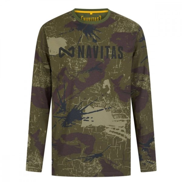 Navitas Identity Camo Long Sleeve Tee M Póló