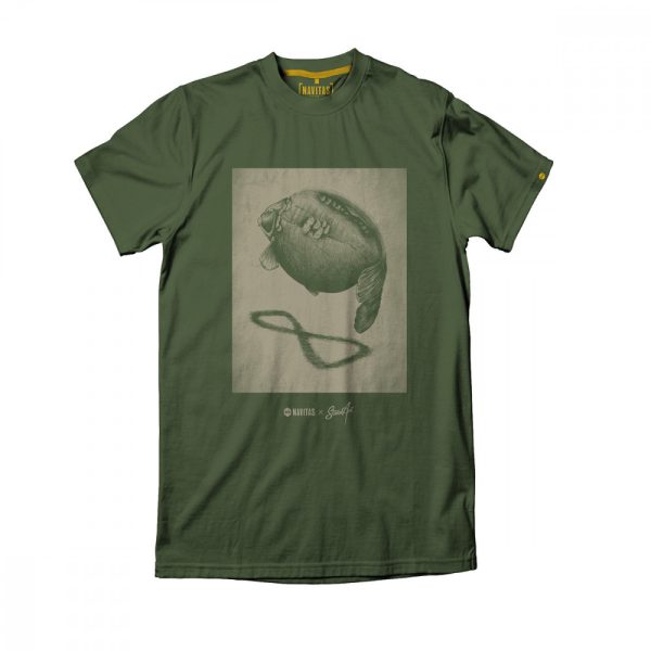 Navitas - Stanart Shadow Tee Green - Póló - XL - Tavaszi ruházat, Nyári ruházat - Pulóverek, pólók, mellények