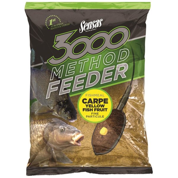 Sensas 3000 Method Ponty Sárga Etetőanyag 1kg