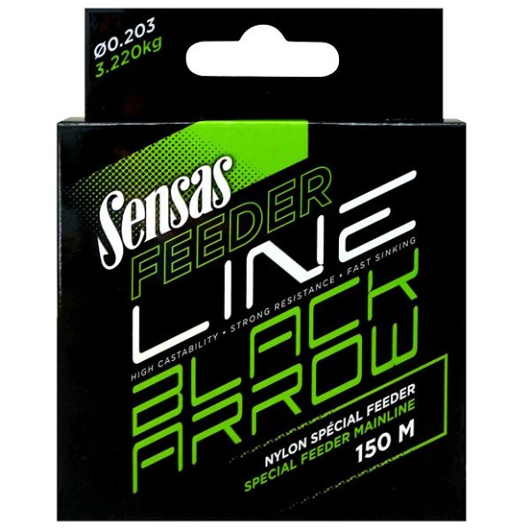 Sensas Feeder Black Arrow 150m 0,234mm Monofil Főzsinór