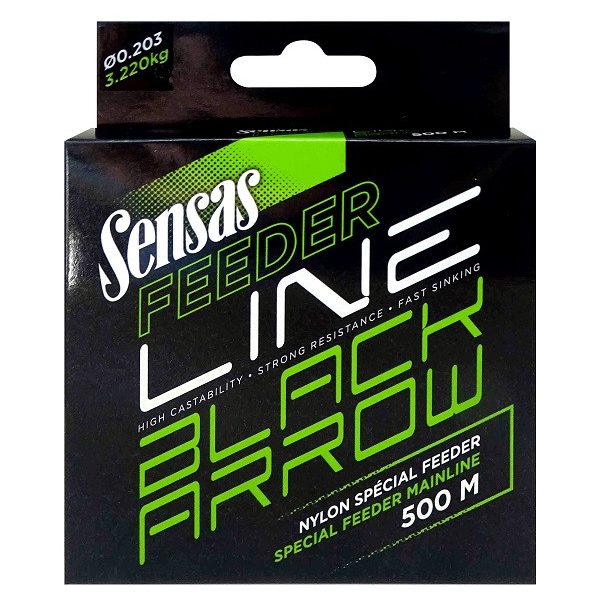 Sensas Feeder Black Arrow 500m 0,286mm Monofil Főzsinór