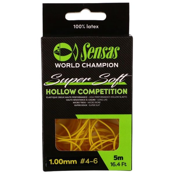 Sensas Hollow Competition Super Soft 1mm 5m Rakós Cső Gumi