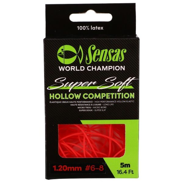 Sensas Hollow Competition Super Soft 1,2mm 5m Rakós Cső Gumi