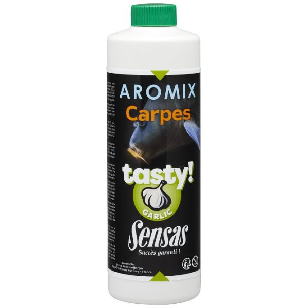 Sensas Aromix Carp Tasty Garlic Folyékony Attraktor 500ml