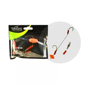   Wizard Monster Surface Livebait Double Monobraid Rig 6/0+8/0 Specimen Harcsázó Előke