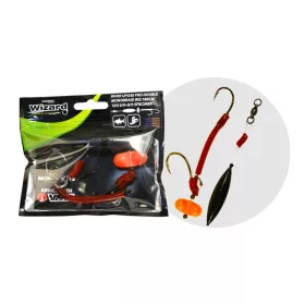   Wizard Monster River Upose Pro Double Monobraid Rig 6/0+8/0 10gr Specimen Harcsázó Előke