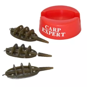   Carp Expert Method Szett Method kosár 15-20-35gr - töltő szerszámmal
