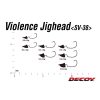 Decoy SV-38 Violence #3 1,8gr Offset Jig Fej 5db