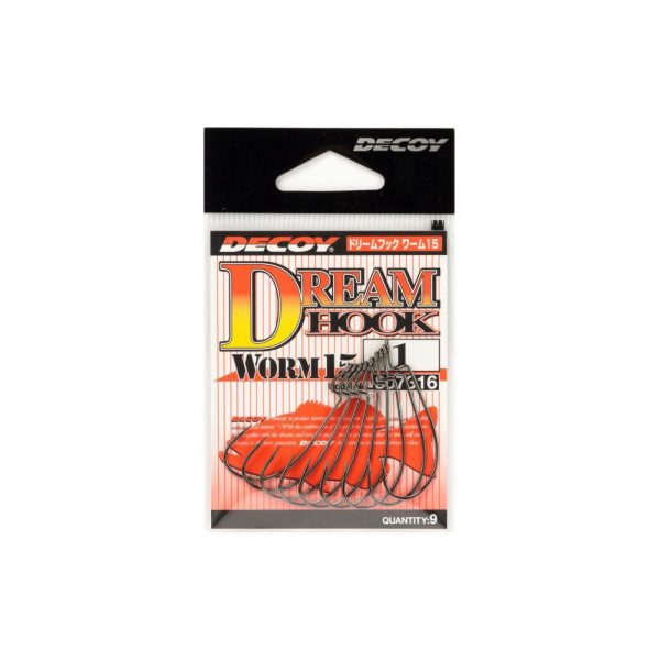 Decoy Worm 15 Dream Hook 4 Offset Horog 9db