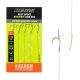 Nevis Feeder előke csalitüskével Fekete 8 5db/csomag Füles Szakáll nélküli Feeder horog