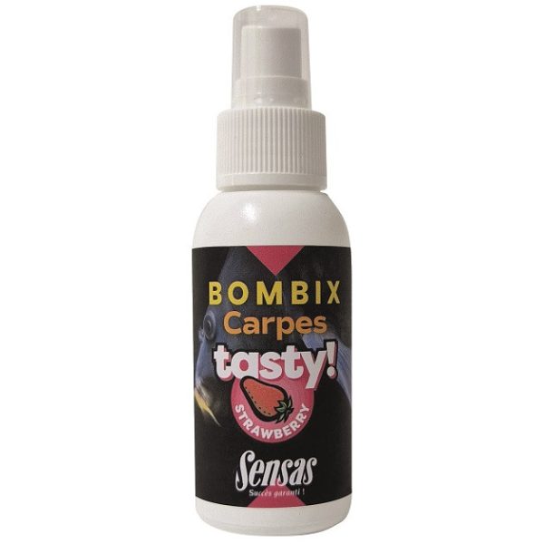 Sensas Bombix Carp Tasty Strawberry Eper Spray 75ml