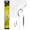 Carp Academy Blow Back Rig 6 Füles, Szakállas Fonott Előkötött Horog 2db