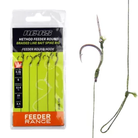   Nevis 8 Előkötött Fonott Feeder Előke Csalitüskével 5db