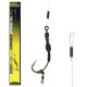 Carp Academy Spinner Rig Curved Shank Rig 2 Szakállas, Füles Bojlis Spinner Horog