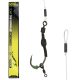 Carp Academy Spinner Rig Fat Crank 2 Szakállas, Füles Bojlis Spinner Horog