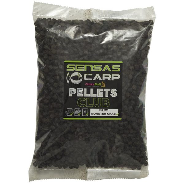 Sensas Pellet Club Monster Crab 8mm Etetőpellet 1kg