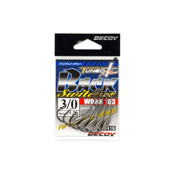Decoy Worm 103 Back Swicher #5/0 2,0gr Súlyozott Offset Horog 4db