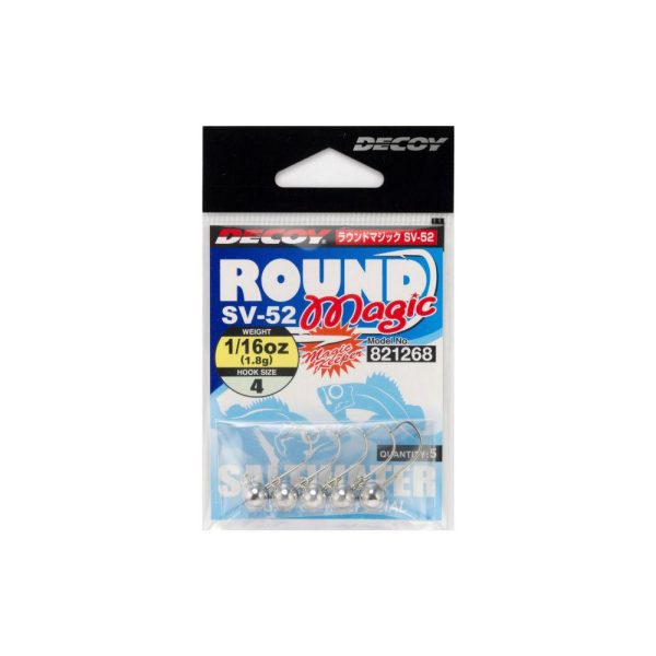 Decoy SV-52 Round Magic #8 0,9gr Jig Fej 5db