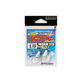   Decoy Worm 313 Zero-Dan Rock #3/0 21gr Súlyozott Offset Horog 2db