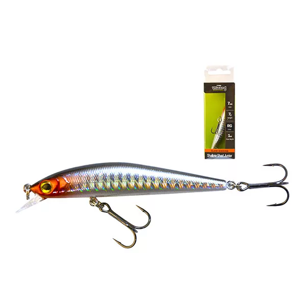 Wizard Shallow Shad Junior Slow Sinking RG 7cm 7gr Wobbler
