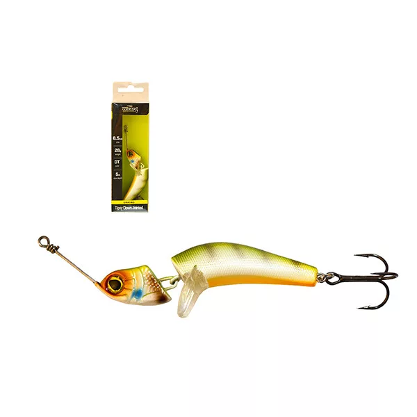 Wizard Tipsy Clown Jointed Sinking DT 8,5cm 28gr Wobbler