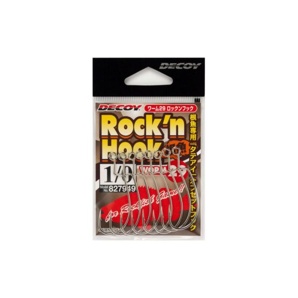 Decoy Worm 29 RockN 2/0 Offset Horog 7db