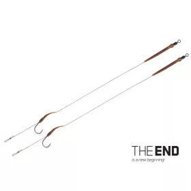   Delphin THE END Boilie rig kötött horog / 2db 20cm/25lbs/#4