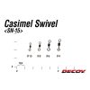 Decoy SN-15 Casimel Swivel 4 Forgó 12db