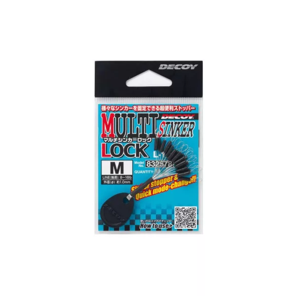 Decoy L-12 Multi Sinker Lock S Ütköző 18db
