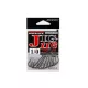 Decoy Jig11B Strong Wire Black #4/0 Füles Szakállas Egyágú Jig Horog 6db